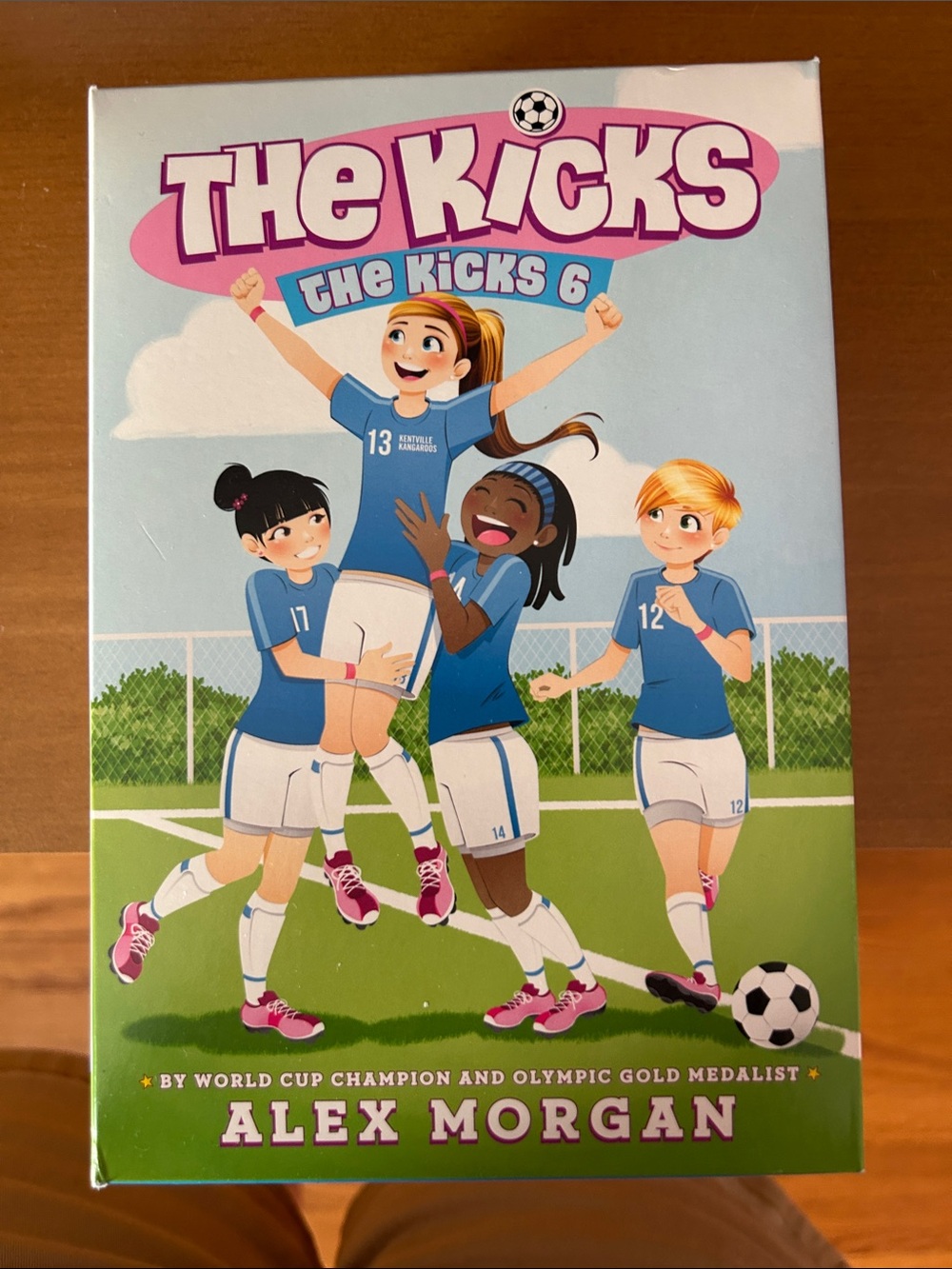 The Kicks 6 by - Blue Soccer Team Graphic Game